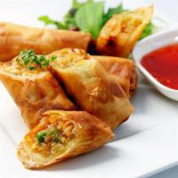 Vegetable Spring Roll (6 Pieces) · 