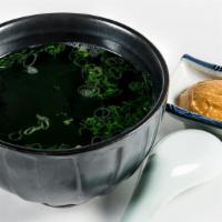 Miso Soup · Dashi and fresh shiro miso.