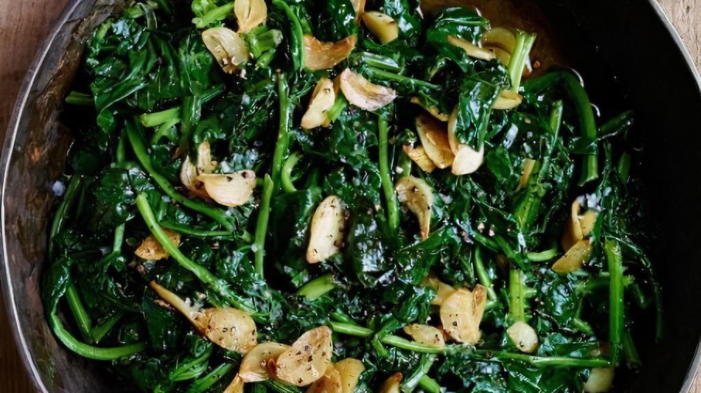 Sautéed Spinach & Garlic · vegetarian.
