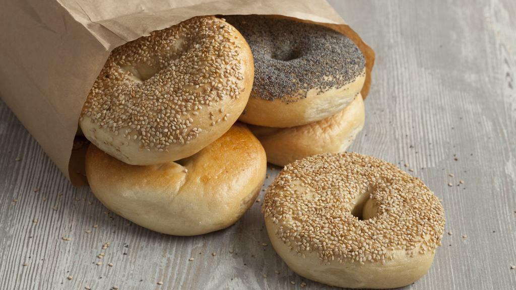 Poppy Seed Bagel · Classic poppy seed bagel with customer's choice of topping.