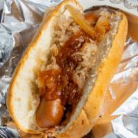Sauerkraut Hot Dog · 