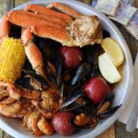 Monday Special( Can Be Order Any Day) · 1/2 LB Black Mussel
1/2 LB Headless Shrimp
1 Cluster Snow Crab Legs