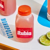 Rubio. 8Oz · Our good spirited tequila refreshment con sandía y fresh lime. One 8oz bottle makes 2 refres...