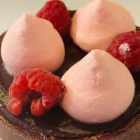 Chocolate Raspberry Tart · Chocolate whipped cream chocolate ganache raspberry
