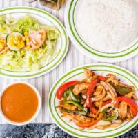 Grilled Chicken Breast Strips / Filletillo De Pollo · Fresh Chicken Breast Cut in Strips. Onions,  Peppers and Seasoning for an Unforgettable Tast...