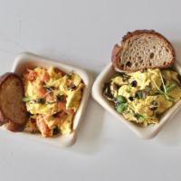 Make Your Own Scramble · Served with toasted country bread
