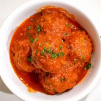 Side Of Meatballs In Marinara Sauce · 