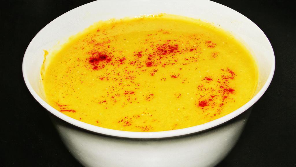 Red Lentil Soup · Popular. Red lentil blend of turkish seasonings, and fresh herbs.