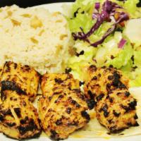 Chicken Shish Kebab · Popular. Tender pieces of hand chopped chicken breast seasoned in a lively marinate of Turki...