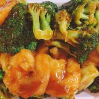 Shrimp With Broccoli Large（芥兰虾大） · 