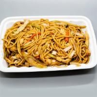 Chicken Lo Mein · With rice.