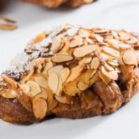 Almond Croissant · With extra homemade almond frangipane