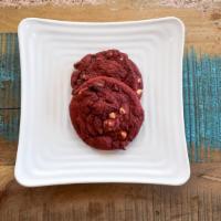 Red Velvet Cookie  · red velvet cookie with white and milk chocolate chips
2 cookies per order