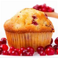 Cranberry Muffin · Elegant cranberry flavored muffin made from scratch.