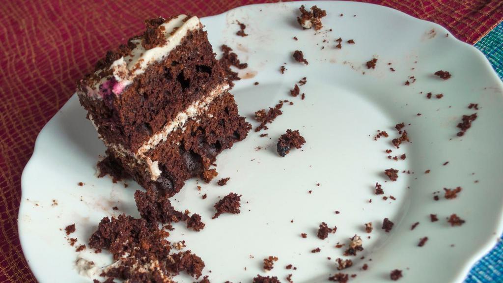 Chocolate Crumb Cake · Chocolate flavored crumb cakes.