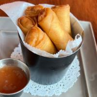 Vegetable Thai Spring Rolls · Served with sweet plum sauce.