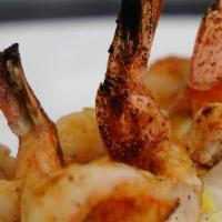 Camarones A La Parrilla · Broiled shrimp.