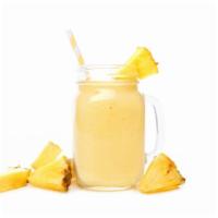 Yummy Pineapple Smoothie · Delicious blend of pineapple, strawberry, banana and pineapple juice.