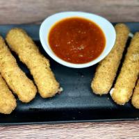 Mozzarella Sticks · Served with marinara sauce.