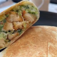 Chicken Caesar Wrap · Lettuce, grilled or breaded chicken, grated pecorino Romano cheese, and caesar dressing.