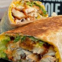 Barbeque Chicken Wrap · Lettuce, grilled or breaded chicken, American cheese and bbq sauce.