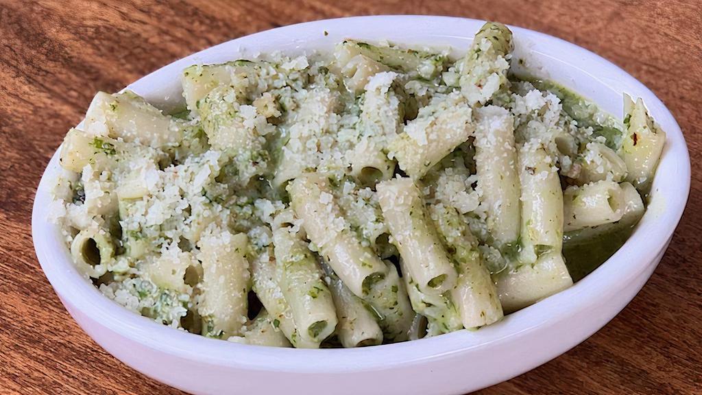 Gluten Free Pasta · Tossed with your choice of sauce and finished with Parmesan cheese.