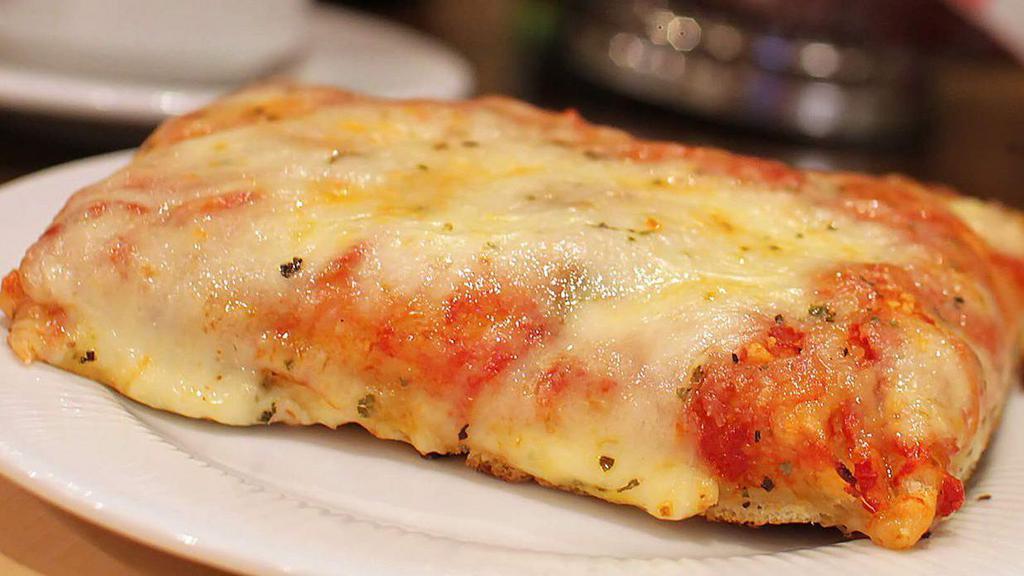 Sicilian Pizza- Large -12 Slices · Thick crust, square with tomato sauce and mozzarella.