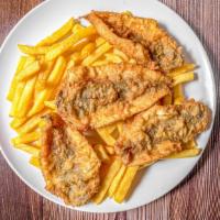 Fried Whiting (2) · Served with a choice of one side.