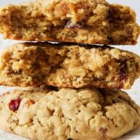 Oatmeal Apricot Cranberry · Classic oatmeal cookie with apricot and cranberry