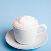Cappuccino · Rich, dark espresso with equal parts steamed and frothed milk.