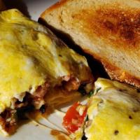 Cheese Omelette · American Cheese w/ Toast