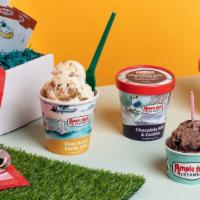 Party In A Box · PACKAGE DETAILS
- 2x Ooey Gooey Butter Cake pints
- 1x Chocolate Milk & Cookies pint
- 1x Sn...