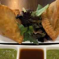 Samosa (Chicken) · Filled with minced meat.