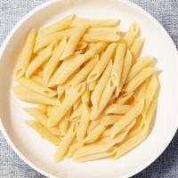 Penne Pasta · Penne pasta with choice of sauce and toppings.