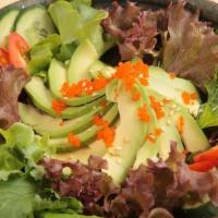 Avocado Salad · Ginger dressing.