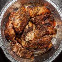 Jerk Chicken · Chicken grilled with a traditional blend of Jamaican jerk seasonings.