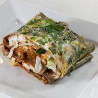 Regular Jian Bing · The OG. Jian Bing is a traditional Chinese savory crepe with egg, green onions, cilantro, bl...