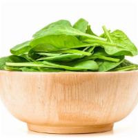 Baby Spinach Salad · Full of Greens, Baby Spinach Salad.