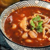 Pasta Fagioli Soup · Heart-warming soup made with pasta and beans.