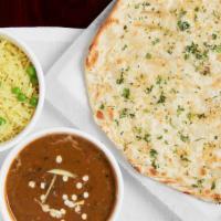 Dal Makhani · Mix lentil cooked with onions, ginger, garlic, tomatoes, and spices.