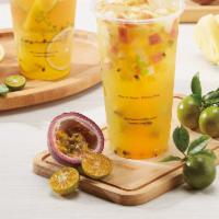 Colorful Fruit Tea · No additional toppings allowed. The most luxurious fruit tea that comes with six different k...