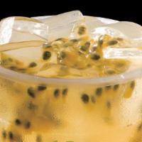 Passion Fruit Green Tea · Doesn't come with ice. add toppings for an additional charge. choice of ice and sugar level.