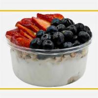 Berry Good Coconut Bowl · Organic coconut meat blended with non-GMO bananas,non-dairy (plant-based) blend, or fresh OJ...