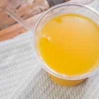 Caribbean Sensation · Mango and passion fruit juice.