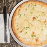 Quattro Formaggi Pizza · Fresh mozzarella, gorgonzola, parmigiano, fontina.