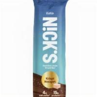 Nick'S Krispi Nougat Keto Protein Bar (1.76 Oz) · Nick's Swedish-style snack bars are layered with nougat, chocolate hazelnöt butter and crunc...