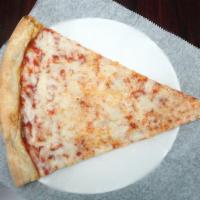 Regular Cheese Pizza Slice · Add toppings for an additional charge.