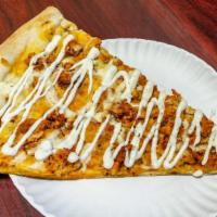 Buffalo Chicken Pizza Slice · Halal. Add toppings for an additional charge.
