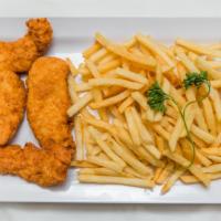 3 Pcs. Chicken Tenders · With French Fries.