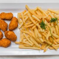 9 Pcs Chicken Nuggets · With French Fries.